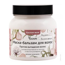 Маска-бальзам для волос, Русское поле 250 мл Чеснок против выпадения волос