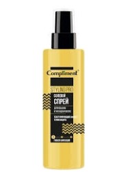 Спрей Compliment Стайлинг про солевой для объема и укладки волос гибкая фиксация 200 мл