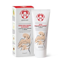 Крем Quick Aid для ухода за кожей в области шеи декольте и бюста с экстрактом капусты 75 мл